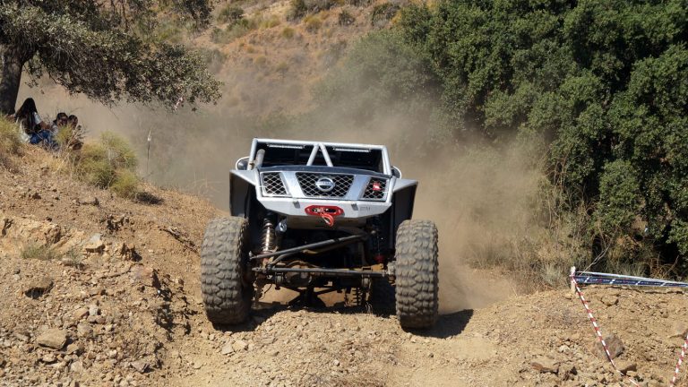 Nissan proto en prueba del Campeonato Extremo 4x4.